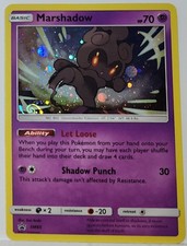 HD Swirl 🌀 Marshadow SM85 Cosmos Holo Rare Pokémon TCG Black Star Promo picture
