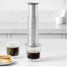 AeroPress Stainless Steel Coffee Press Manual Coffee Maker Portable Brewer picture