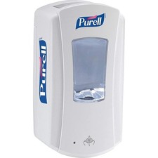 PURELL WHT/WHT LTX12 Touch-Free Hand Sanitizer Dispenser, White picture