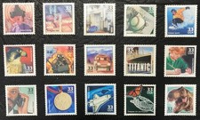 2000 - Scott #3191a-o - Celebrate the Century - 1990s - set of 15 Singles, MNH picture