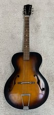 Vintage Archtop acoustic guitar - Airline?, Silvertone? , not sure - Plays great picture