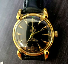 RARE Camy Geneve Mechanical Swiss Watch Restored Serviced GLD-BLK-BLK**** picture