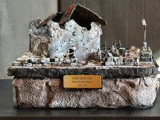 Stone Courtyard, Italy — 1944 | Handcrafted WWII Italian Campaign Diorama picture