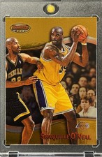 SHAQUILLE O’NEAL RARE GOLD FOIL 1999 TOPPS BOWMAN’S BEST INVESTMENT CARD MINT A picture