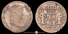 Fernando VII 2 Reales (6,81 gramosg) 1821 Zacatecas (MÃ©xico) AZ Aureo y CalicÃ picture