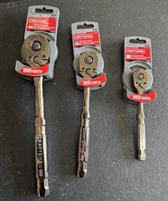 New Craftsman 3pc. 180 tooth Overdrive Ratchet Set, 1/2, 3/8, 1/4