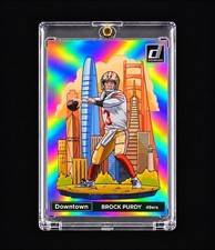 BROCK PURDY DOWNTOWN 2024 TRUE DONRUSS DOWNTOWN Authentic Panini RARE Jumbo 49ER picture