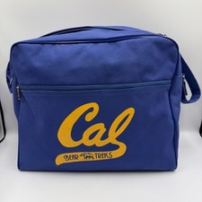 Vintage Cal Berkeley Golden Bear Treks zip up strapped Travel bag 80s USA picture