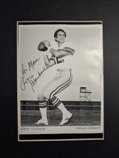 Roger Staubach Hand Signed Vintage 5x7 Photo Autograph Dallas Cowboys picture