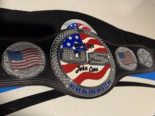 RESTONED WWE SHOP US SPINNER Championship Title Belt Replica Adult John Cena picture