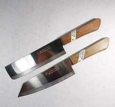 2 pcs, Kiwi Knife Stainless Steel Wood Handle #171 + #172 ( New ) picture