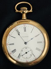 Vintage Waltham Model 1894 Grade 210 12s 7j Pocket Watch 10K GF Case - Running picture