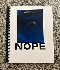 NOPE Jordan Peele Horror Movie Script Reprint Full Screenplay Script picture