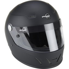Speedway Motors Lightweight SA2025 Racing Helmet, Flt Black, XL picture