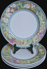 Mikasa Heritage Floral Meadow CAB01 Set of 4 Dinner Plates 11.25