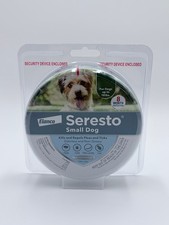 Seresto Flea Tick Collar Small Dogs Under 18 lbs 8 Month Protection Sealed New picture