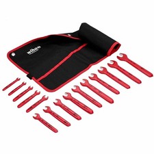 Wiha 20091 15 Piece Insulated Open End Wrench Set - Metric picture