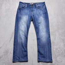 BKE Jeans Mens 34R Carter Blue Medium Wash Straight Leg Stretch EUC picture