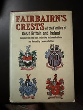 Fairbairns Crests of Families Great Britain & Ireland HC 3rd Print GC picture