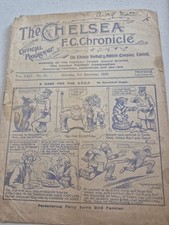 CHELSEA V TOTTENHAM PROGRAMME D2 1928/29 picture