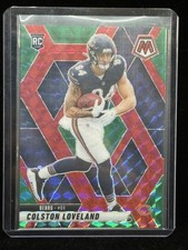 2025 Panini Mosaic - Rookies Colston Loveland #304 Choice Red & Green Mosaic  picture