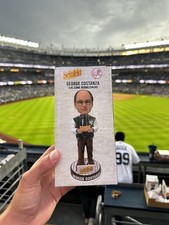 2026 New York Yankees Seinfeld George Costanza Calzone Bobblehead 8/27 *IN HAND* picture