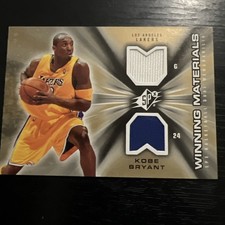 2006-07 SPx Kobe Bryant Winning Materials Dual Game-Used Jersey #WM-KB Lakers picture