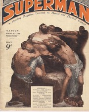 Vintage British physical culture magazine - SUPERMAN - May, 1932 - Gay interest picture