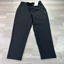 NEW Lululemon Pants Womens 10 Black Stretch High-Rise 7/8 Relaxed Jogger LW5DCFS picture