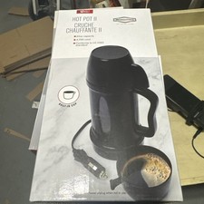 RoadPro 12V 20-Ounce Hot Pot II RP5021 Electric Coffee Mug DC 12 Volt Black picture