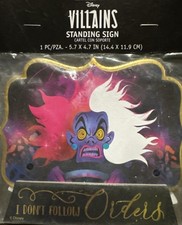 Disney Villains Standing Sign Cruella I Don’t Follow Orders 5.7x4.7” Villains picture