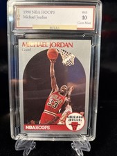 1990 NBA HOOPS Michael Jordan #65 GEM 10 picture