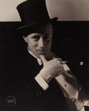 VTG Edward Steichen Leslie Howard Actor Engraving Art Portrait 1933 Mat 12x14 picture