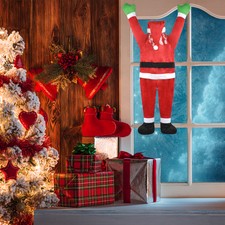 Hanging Santa Claus Decor​-Outdoor Christmas Yard Figure with Easy Installation picture