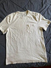 J.CREW Vintage Jersey Men's Relaxed Pocket Crew Neck T-Shirt Solid White S picture