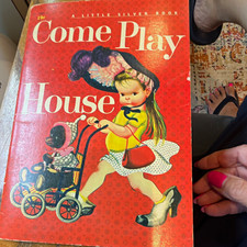 Little Silver Book Come Play House by Edith Osswald  VINTAGE 1948 picture