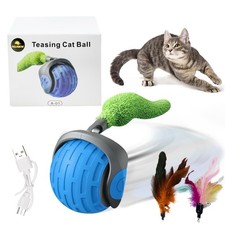 Speedy Tail 2.0 Automatic Interactive Cat Ball Toy – USB Rechargeable (2 pisces) picture