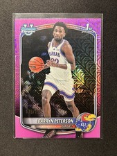 2025-26 Bowman - Chrome Prospects Darryn Peterson #BCP-2 Fuchsia Refractor /199 picture