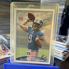 Topps 2009 Kickoff Matthew Stafford Detroit Lions #116 Rookie Base Set Card picture