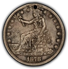 1878-S $1 US Silver Trade Dollar - XF Dets - SKU-B5307 picture