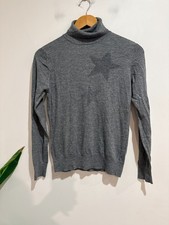Theory (Australia) Grey Star 100% Merino Sweater Size M picture