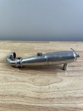 1/8 Hot Bodies Nitro Tuned Pipe & Header Exhaust Muffler HPI Savage picture