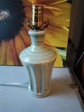 Vintage Signed Simon Pearce Celadon Pottery Lamp Excellent Condition 17
