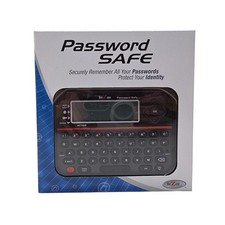 RecZone Password SAFE Model 595 Handheld Electronic Offline Password Vault Black picture