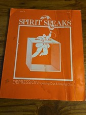 SPIRIT SPEAKS Issue 18, 1987- RARE picture