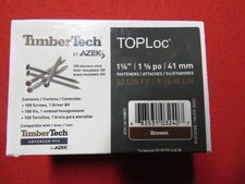 100x AZEK Composite Deck Screws TOPLoc TimberTech 1-5/8
