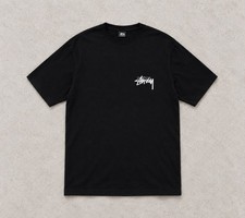 Stüssy Shattered 8 Ball Graphic T-Shirt Black Men's Size Large picture