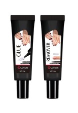 Curvlife Newly Upgraded Quick Drying 10G Semi Solid Nail Glue with 15ml Remover picture