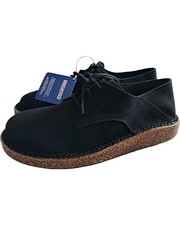 Birkenstock Gary Black Oxford Suede Unisex NEW Shoes Mens 8/ Wmns 10 Reg Fit picture