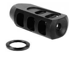 .308 .300 Tanker Muzzle Brake Recoil Reducing USA Made Steel Nitride + Washer picture